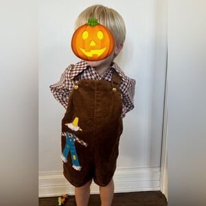 Vintage Scarecrow Costume for Toddler Boy / Girl